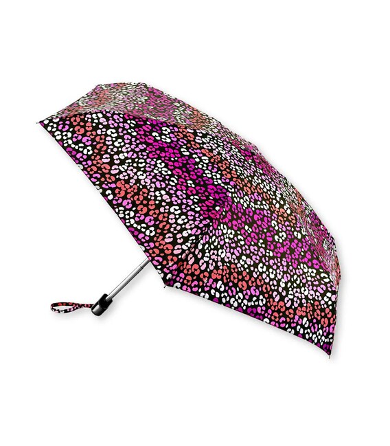 Жіноча міні парасолька Fulton L501 Tiny-2 Funky Leopard (Рожевий леопард) картинка, зображення, фото