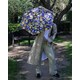 Жіноча міні парасолька Fulton L501 Tiny-2 Bumble Bee Floral (Квіти та джмелі) картинка, зображення, фото