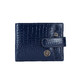Чоловічий шкіряний гаманець Hammonds Flycatcher HF502 Croc Blue (Синій) картинка, зображення, фото