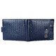 Чоловічий шкіряний гаманець Hammonds Flycatcher HF502 Croc Blue (Синій) картинка, зображення, фото