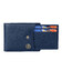 Чоловічий шкіряний гаманець Hammonds Flycatcher HF502 Blue (Синій) картинка, зображення, фото