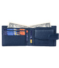 Чоловічий шкіряний гаманець Hammonds Flycatcher HF502 Blue (Синій) картинка, зображення, фото