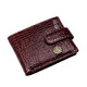 Чоловічий шкіряний гаманець Hammonds Flycatcher HF502 Croc Brown (Коричневий) картинка, зображення, фото