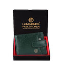 Мужской кожаный кошелек Hammonds Flycatcher HF502 Green (Зеленый) фото, картинка, изображение