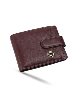 Мужской кожаный кошелек Hammonds Flycatcher HF502 Redwood Brown (Коричневый) фото, картинка, изображение