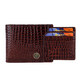 Чоловічий шкіряний гаманець Hammonds Flycatcher HF577 Croc Brown (Коричневий) картинка, зображення, фото