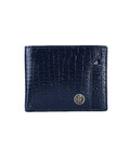Чоловічий шкіряний гаманець Hammonds Flycatcher HF577 Croc Blue (Синій)