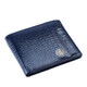 Чоловічий шкіряний гаманець Hammonds Flycatcher HF577 Croc Blue (Синій) картинка, зображення, фото