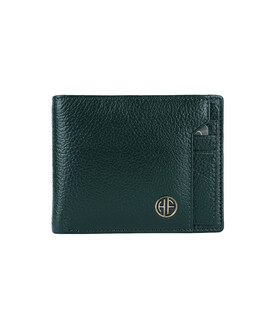 Мужской кожаный кошелек Hammonds Flycatcher HF577 Green (Зеленый) фото, картинка, изображение