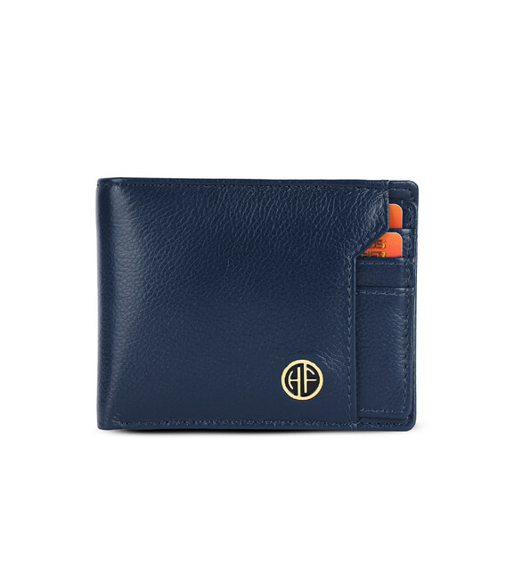Чоловічий шкіряний гаманець Hammonds Flycatcher HF577 Blue (Синій) картинка, зображення, фото