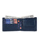 Мужской кожаный кошелек Hammonds Flycatcher HF577 Blue (Синий) фото, картинка, изображение