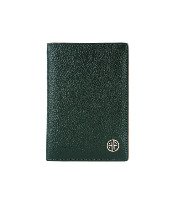 Кожаная обложка для паспорта Hammonds Flycatcher PH602 Green (Зеленый) фото, картинка, изображение
