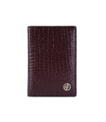 Кожаная обложка для паспорта Hammonds Flycatcher PH602 Croc Brown (Коричневый)