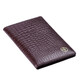 Кожаная обложка для паспорта Hammonds Flycatcher PH602 Croc Brown (Коричневый) фото