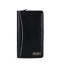 Дорожный кожаный портмоне Hammonds Flycatcher PH601 Black (Черный)