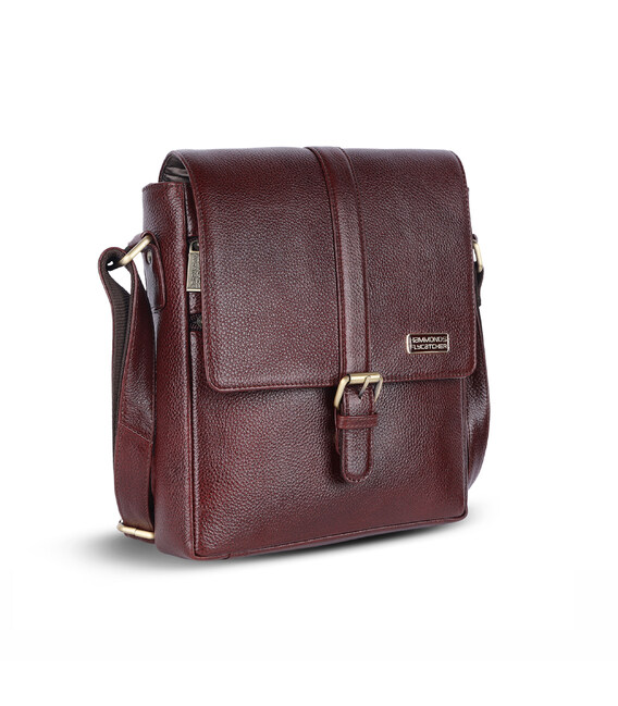 Чоловіча сумка через плече шкіряна Hammonds Flycatcher SB1164 Brown (Коричневий) картинка, зображення, фото