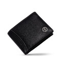 Мужской кожаный кошелек Hammonds Flycatcher HF592 Black (Черный)