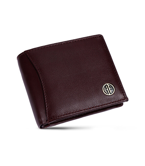 Чоловічий шкіряний гаманець Hammonds Flycatcher HF592 Redwood Brown (Коричневий) картинка, зображення, фото