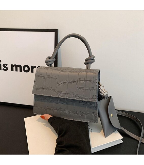 Маленька каркасна сумочка з екошкіри Lilly P4-1568G картинка, зображення, фото