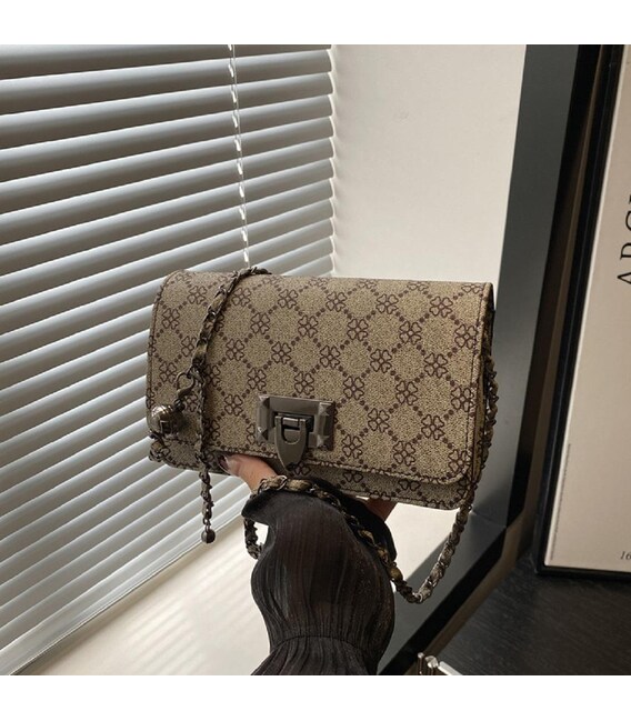 Кросбоді на ланцюжку з еко-шкіри Lilly P2-14502B картинка, зображення, фото