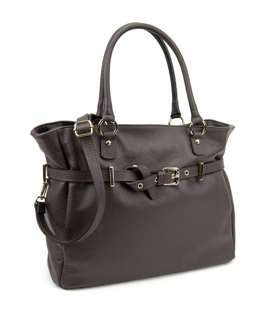 Повседневная женская сумка с акцентным ремешком Firenze Italy F-IT-7638DB фото, картинка, изображение