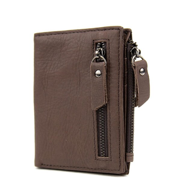 Мягкое кожаное портмоне на кнопке Tiding Bag M39-FA852C фото, картинка, изображение