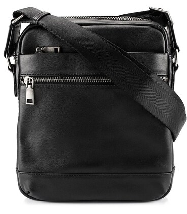 Кожаная сумка через плече на одно отделение Tiding Bag 726A фото, картинка, изображение