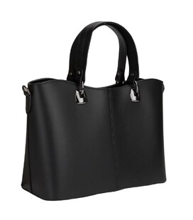 Чорна шкіряна сумка середніх розмірів Firenze Italy F-IT-7627A картинка, зображення, фото