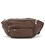 Вместительная кожаная сумка на пояс коричневая Tiding Bag M56-2030C фото, картинка, изображение