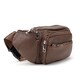 Містка шкіряна сумка на пояс коричнева Tiding Bag M56-2030C картинка, зображення, фото