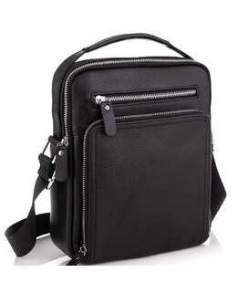 Барсетка чоловіча шкіряна через плече Tiding Bag M5608-1A картинка, зображення, фото