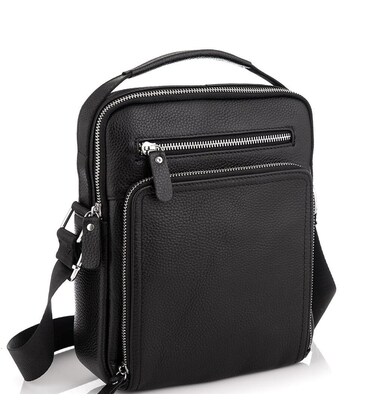 Барсетка чоловіча шкіряна через плече Tiding Bag M5608-1A картинка, зображення, фото