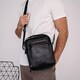 Барсетка чоловіча шкіряна через плече Tiding Bag M5608-1A картинка, зображення, фото