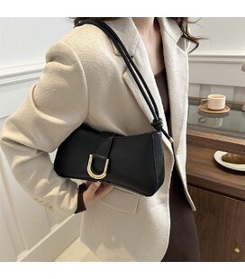 Кроссбоди из эко-кожи черное Lilly P2-6718A фото, картинка, изображение