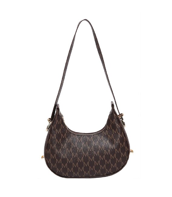 Напівкругла сумка з екошкіри Lilly P2-7056DB картинка, зображення, фото