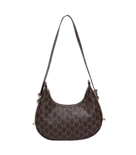 Полукруглая сумка из эко-кожи Lilly P2-7056DB фото, картинка, изображение