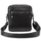 Мужская кожаная сумка через плечо черная Tiding Bag SM8-9686-4A фото