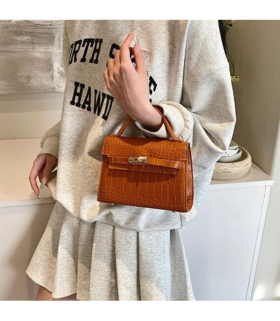 Стильна жіноча класична сумочка з еко-шкіри Lilly P2-8577C картинка, зображення, фото