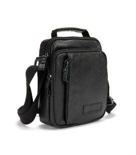 Мессенджер черный кожанный Ruff Ryder RR-9107A фото, картинка, изображение