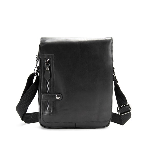 Вместительный мужской мессенджер с клапаном Tiding Bag M39-001A фото, картинка, изображение