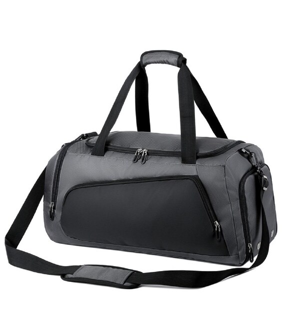 Дорожная сумка серая текстильная Confident TB8-T17G фото