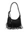 Вместительная замшевая сумка с бахромой Lilly P2-9352A фото, картинка, изображение