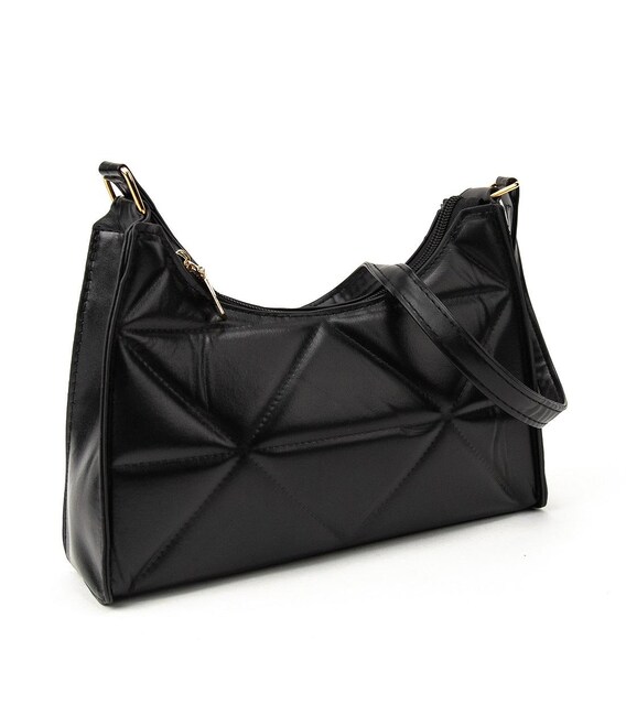 Кросбоді в еко-шкірі з геометричним візерунком Lilly P4-333A картинка, зображення, фото