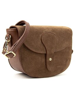 Маленьке кросбоді з округлим клапаном на застібці Firenze Italy F-IT-9876C картинка, зображення, фото