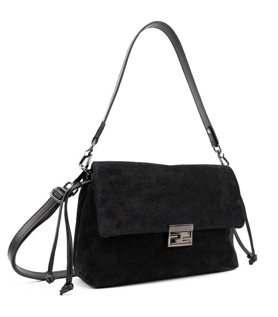 М'яке замшеве жіноче кросбоді із затяжками Tavinchi CH-8585A-Y картинка, зображення, фото