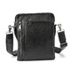 Месенджер класичний черний в гладкой кожеі Tiding Bag 8009A фото