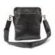 Месенджер класичний черний в гладкой кожеі Tiding Bag 8009A фото