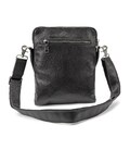 Месенджер класичний черний в гладкой кожеі Tiding Bag 8009A фото, картинка, изображение