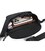 Классическая текстильная сумка на пояс черная Confident AT09-T-10866A фото, картинка, изображение