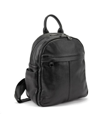 Шкіряний жіночий чорний рюкзак Olivia Leather F-FL-NWBP27-1138A картинка, зображення, фото